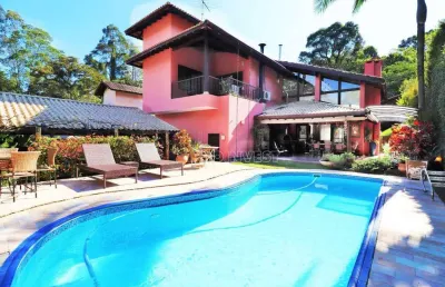Casa com 4 dormitórios, 400 m² - venda por r$ 2.450.000,00 ou aluguel por r$ 14.453,00/mês - granja viana - cotia/sp