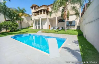 Casa com 4 dormitórios à venda, 697 m² por r$ 3.400.000,00 - granja viana - cotia/sp