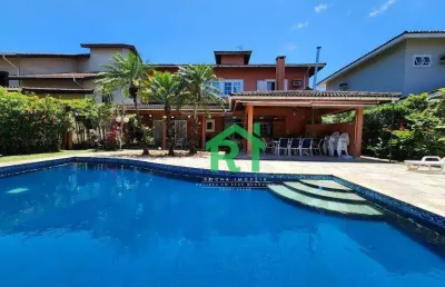 Casa à venda no condomínio granville, enseada, 4 quartos, 4 vagas, guarujá/sp