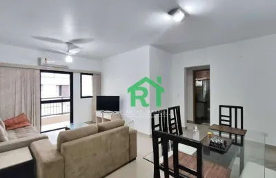 Apartamento com 2 dormitórios (1 suíte), 1 vaga, tombo, guarujá/sp