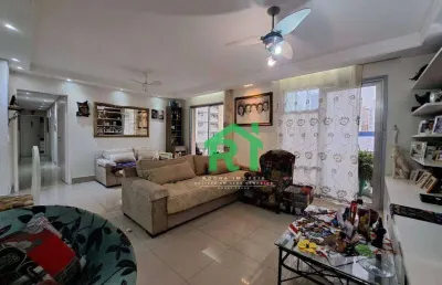 Apartamento beira mar, reformado, 3 dormitórios (1 suíte), 1 vaga, lazer, pitangueiras, guarujá/sp.