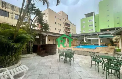 Pousada na praia da enseada, 20 suítes, 20 vagas, oportunidade em funcionamento, lazer, guarujá/sp