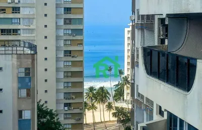 Apartamento com 3 dormitórios à venda, 140 m² por r$ 800.000,00 - pitangueiras - guarujá/sp