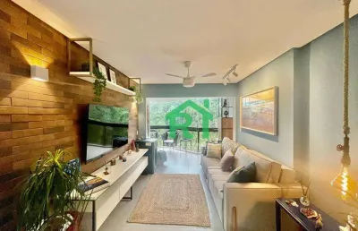 Apartamento à venda, 110 m² por r$ 940.000,00 - enseada - guarujá/sp