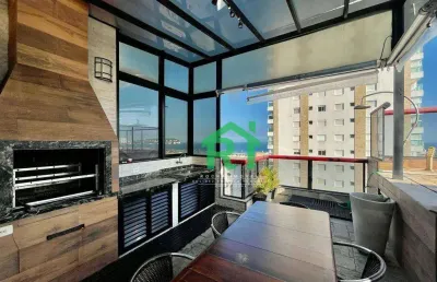 Cobertura com 4 dormitórios à venda, 240 m² por r$ 1.200.000,00 - enseada - guarujá/sp