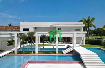 Casa com 9 dormitórios à venda, 1500 m² por r$ 14.000.000,00 - acapulco - guarujá/sp