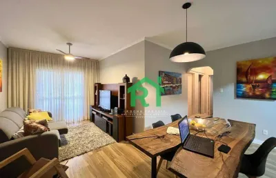 Apartamento com 3 dormitórios à venda, 97 m² por r$ 510.000,00 - jardim astúrias - guarujá/sp