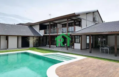 Casa com 6 dormitórios à venda, 850 m² por r$ 7.900.000,00 - acapulco - guarujá/sp