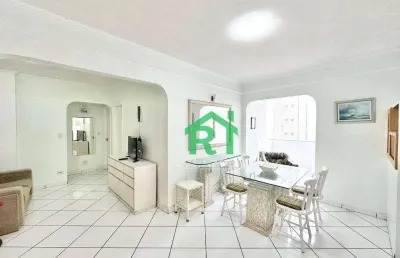 Apartamento com 2 dormitórios à venda, 70 m² por r$ 460.000,00 - pitangueiras - guarujá/sp