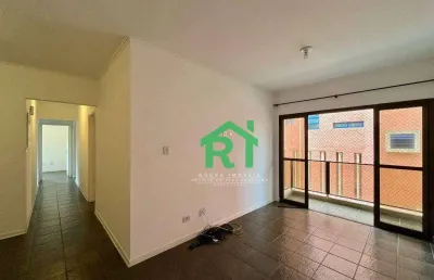 Apartamento com sacada, 3 dormitórios (2 suítes), 1 vaga, tombo, guarujá/sp