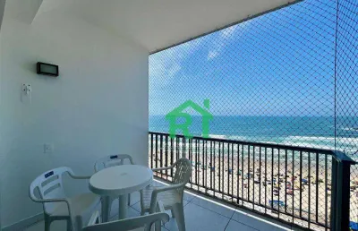 Apartamento frente mar, 4 dormitórios, 3 banheiros, 2 vagas, lazer, pitangueiras - guarujá/sp