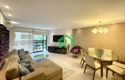 Apartamento reformado, 4 dormitórios (3 suítes), 2 vagas, área de lazer, pitangueiras, guarujá/sp