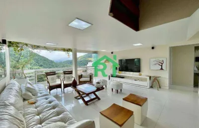 Apartamento com 3 dormitórios à venda, 100 m² por r$ 680.000,00 - pitangueiras - guarujá/sp