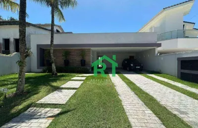 Casa com 4 dormitórios à venda, 255 m² por r$ 2.350.000,00 - acapulco - guarujá/sp