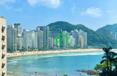 Apartamento frente mar, 3 dormitórios (1 suíte), 1 vaga,  jardim astúrias - guarujá/sp