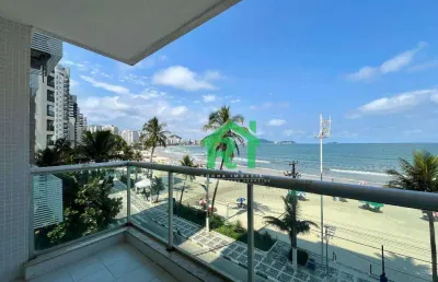 Apartamento com 3 dormitórios à venda, 180 m² por r$ 850.000 - jardim astúrias - guarujá/sp