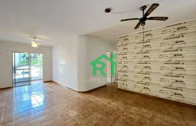 Apartamento com 3 quartos (1 suíte), 1 vaga, tombo, guarujá/sp