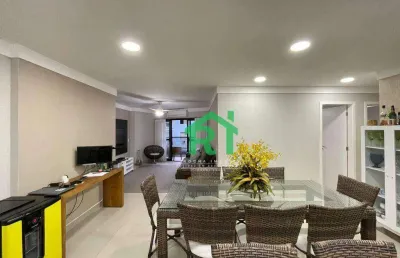 Apartamento com 4 dormitórios à venda, 160 m² por r$ 1.010.000,00 - pitangueiras - guarujá/sp