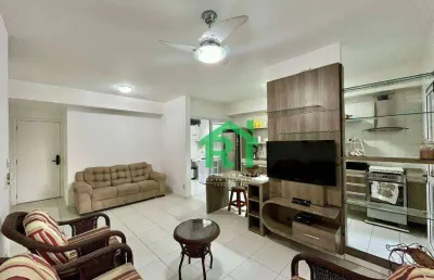 Apartamento com 2 dormitórios (2 suítes), 2 vagas, lazer, jardim astúrias - guarujá/sp