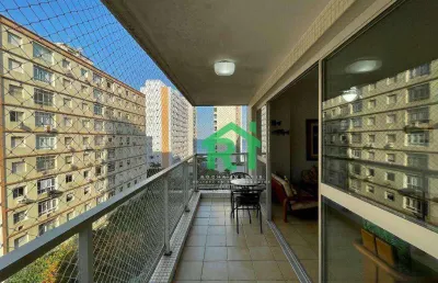Apartamento à beira mar com 3 quartos (1 suíte), 2 vagas à venda em pitangueiras - guarujá | rocha imóveis guarujá