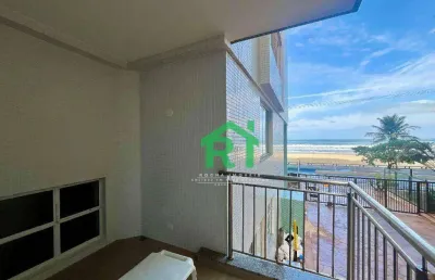 Apartamento frente mar, 2 dormitórios, 2 banheiros, 1 vaga, pitangueiras - guarujá/sp