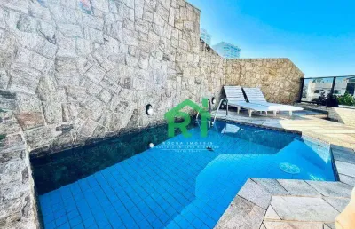 Cobertura à venda, 163 m² por r$ 800.000,00 - enseada - guarujá/sp