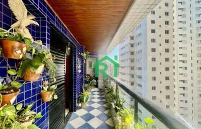 Apartamento à venda, 90 m² por r$ 550.000,00 - jardim astúrias - guarujá/sp