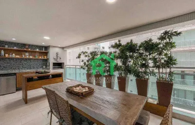 Apartamento com 4 dormitórios à venda, 134 m² por r$ 1.190.000,00 - jardim astúrias - guarujá/sp