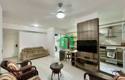 Apartamento com 2 dormitórios (2 suítes), 2 vagas, lazer, jardim astúrias - guarujá/sp