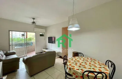 Apartamento com 2 dormitórios à venda, 73 m² por r$ 520.000,00 - tombo - guarujá/sp