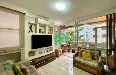 Apartamento duplex, 2 dormitórios, 2 vagas, enseada - guarujá/sp