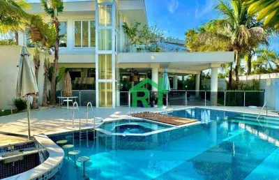 Casa com 6 dormitórios, 690 m² - venda por r$ 5.300.000 ou aluguel por r$ 30.000/ano - acapulco - guarujá/sp
