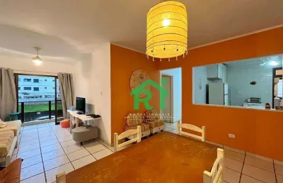 Apartamento com 3 quartos (2 suítes), 1 vaga, tombo, guarujá/sp