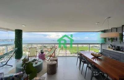 Apartamento com 3 dormitórios à venda, 100 m² por r$ 1.300.000,00 - enseada - guarujá/sp