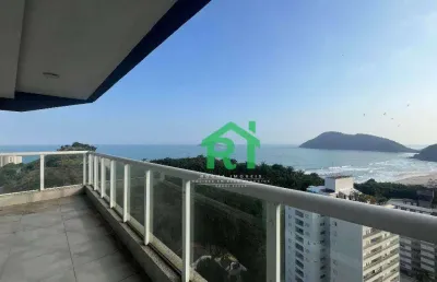 Apartamento com 3 dormitórios à venda, 146 m² por r$ 2.000.000,00 - jardim astúrias - guarujá/sp