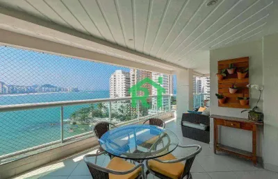 Apartamento com 4 dormitórios, 175 m² - venda por r$ 2.950.000,00 ou aluguel por r$ 17.000,00/mês - jardim astúrias - guarujá/sp