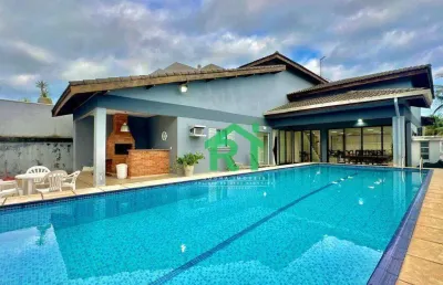 Casa, 270 m² - venda por r$ 2.800.000,00 ou aluguel por r$ 16.000,00/mês - acapulco - guarujá/sp