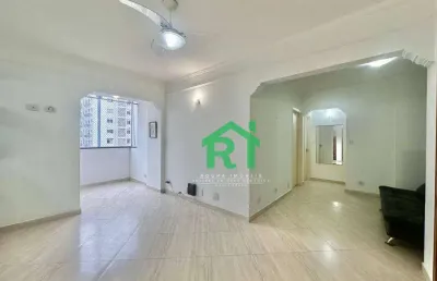 Apartamento beira mar, 2 dormitórios (1 suíte), 1 vaga, pitangueiras, guarujá/sp.