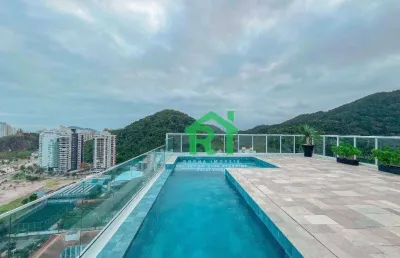 Apartamento beira-mar 2 quartos, lazer completo, vaga. venda, 56m² r$640.000 - enseada - guarujá/sp