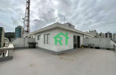 Cobertura á venda na praia das astúrias | rocha imóveis guarujá