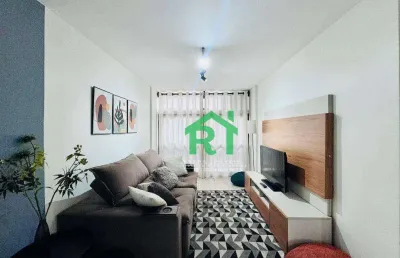 Apartamento beira mar, 2 dormitórios, 95 m², à venda por r$ 460.000 - pitangueiras - guarujá/sp