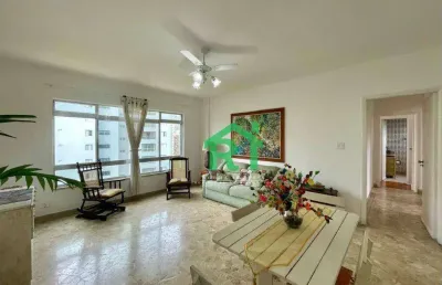 Apartamento com 3 dormitórios (2 suítes), 1 vaga, churrasqueira, jardim astúrias, guarujá/sp