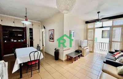 Apartamento com 3 dormitórios à venda, 75 m² por r$ 280.000 - enseada - guarujá/sp
