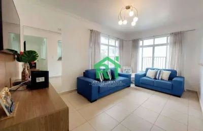 Apartamento com 2 dormitórios à venda, 75 m² por r$ 320.000,00 - enseada - guarujá/sp