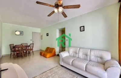 Apartamento com 3 dormitórios, 1 vaga, lazer, enseada, guarujá/sp.