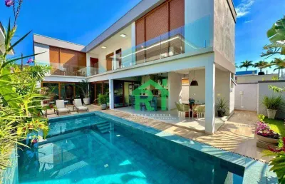 Casa com 5 dormitórios à venda, 275 m² por r$ 2.800.000,00 - balneário praia do pernambuco - guarujá/sp