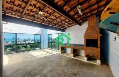 Cobertura com 3 dormitórios à venda, 135 m² por r$ 650.000 - enseada - guarujá/sp