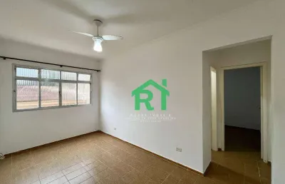 Apartamento com 1 quarto, 1 vaga, tombo, guarujá/sp