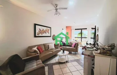 Apartamento com 3 dormitórios, 140 m² - venda por r$ 680.000,00 ou aluguel por r$ 5.500,00/mês - pitangueiras - guarujá/sp