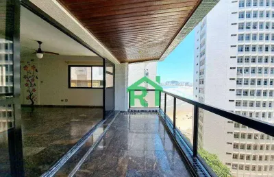 Apartamento com 4 dormitórios, 225 m² - venda por r$ 740.000,00 ou aluguel por r$ 7.000,00/mês - pitangueiras - guarujá/sp